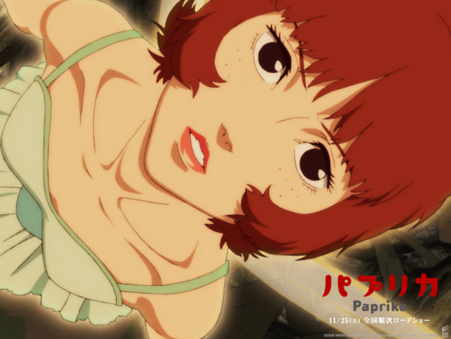 电影红辣椒今敏海报日本动画