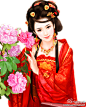 【立绘】手绘古风女_看图_橙光素材吧_百度贴吧