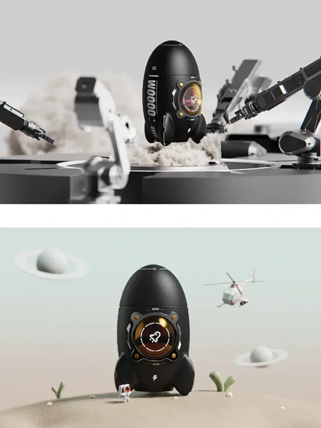 产品设计%7C设计灵感%7C火箭充电器设计 - 小红书_105ff1e1-花瓣网