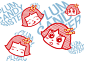 自由心生|品牌设计|梅小妹诞生记茶饮奶茶店logo设计及VI设计#logo设计集##设计美学#​​​​