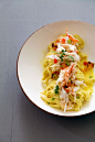 tagliatelle with king crab, chili 