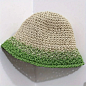 two tune color bucket hat elegant uv protection fishing hat summer beach breathable packable sunshade straw hat green 9