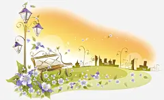 精美景观手绘插画高清素材 免抠 设计图片 免费下载 页面网页 平面电商 创意素材 png素材