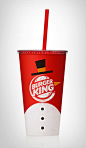 Burger King汉堡王圣诞版外带包装创意设计