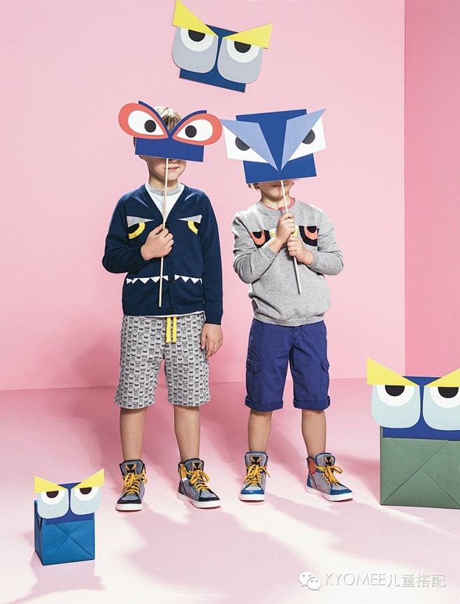 时尚小怪兽，《Fendi》2015春夏童...