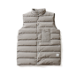 [W CONCEPT] : [HORLISUN 홀리선] 19FW Seward Reversible Goosedown Vest Jacket Silver Gray