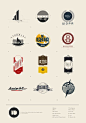 I.D. Series  Logo designs from a personal and fictional project by Justin Van Genderen. I bet you know some of the companies.    “A fresh look at different companies, schools, organizations etc. from pop culture.”    via: WE AND THE COLORFacebook // Twitt