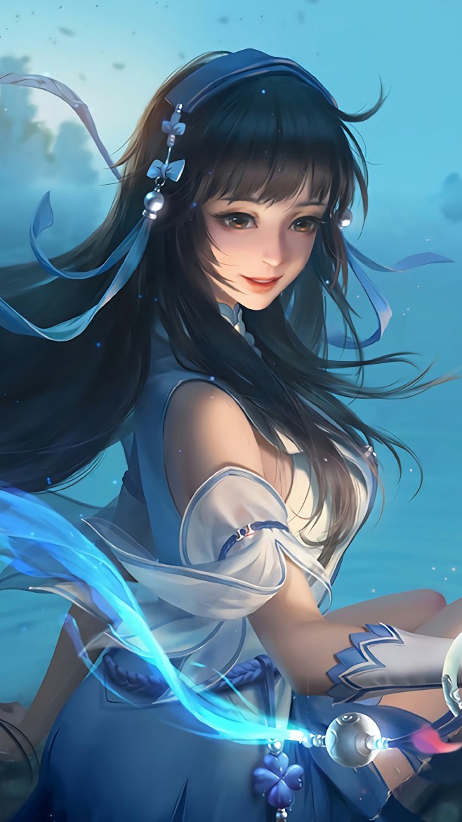 幻纱之灵西施王者荣耀西施4k竖屏手机超清壁纸2160x3840