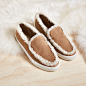 Vince Carlen Shearling Slip On Sneakers