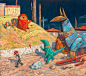 空灵的绘画和插画 by Shaun Tan |创意人士的日常设计灵感 |灵感网格 --- Ethereal Paintings & Illustrations by Shaun Tan | Daily design inspiration for creatives | Inspiration Grid