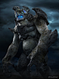 Kaiju Hachiwara, Dominic Qwek : A Kaiju design inspired by Pacific Rim. Zbrush, Keyshot and Photoshop.