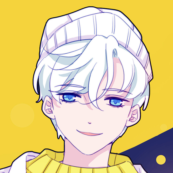 #雪男#，快看漫画
▷情侣头像◁
@柚子...