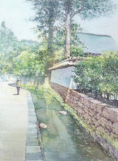 loveIE采集到野村重存水彩画