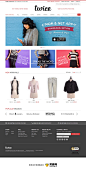Twice二手服饰电商网站 - 网页设计 - 黄蜂网woofeng.cn