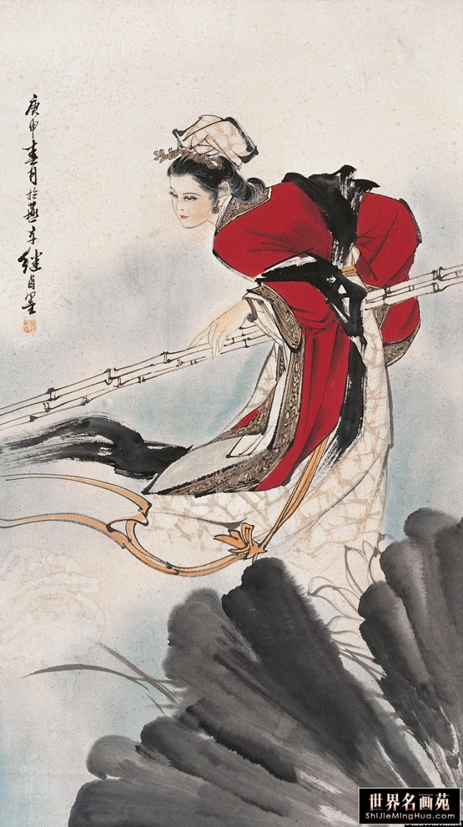 著名画家 刘继卣[人物仕女] - 石墨閣 - 石墨閣-花瓣网