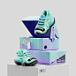 3D c4d octane Render shoes