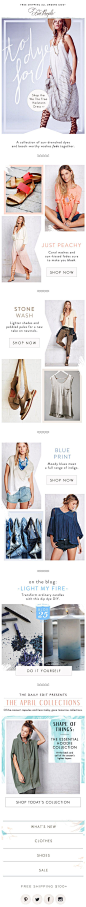 Free People : Grid + Color Story