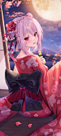山桂贰  动漫美少女  和服