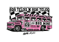 Malaysia Vintage Dragster : Pink Lady Bas Mini Malaysia