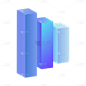 手绘-渐变立体几何贴纸-SVG-