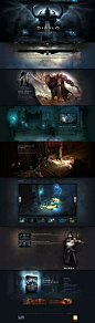 Cool Web Design on the Internet, Diablo III. #webdesign #webdevelopment #website @ http://www.pinterest.com/alfredchong/web-design/