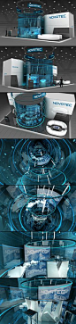 Novatec exhibition stand on Behance