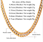 Aliexpress.com : Buy U7 Brand Two Tone Yellow Gold Color Necklace Hip Hop Men Jewelry Gift Wholesale Trendy Choker/Long 6MM Cuban Link Chain N379 from Reliable choker wholesale suppliers on U7 Official Store