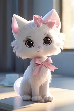 可爱猫咪插画图片