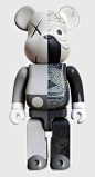 KAWS Dissected Bearbrick 400% Companion (KAWS grey dissected companion) 