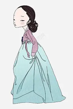 韩国女孩 创意素材