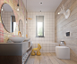 Sunny room for a girl : Project by Martin architects.                                                                                        Design and visualization by Olia Paliichuk 