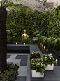 Garden terrace designed by Rafael de Cárdenas Ltd
