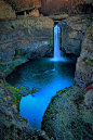 Palouse Waterfall State Park Twilight, Washington