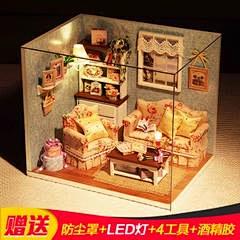 diy小屋幸福系列手工拼装模型玩具房子建...