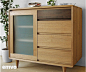 emvo 日式家具 北欧风格 水曲柳/木质 储物柜