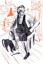 Sketchbook : Sketches by Ksenia Kopalova: people, animals, landscapes