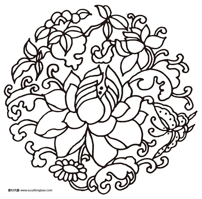 矢量图案古代矢量纹样传统纹样传统图案中国传统中式矢量素材aclass