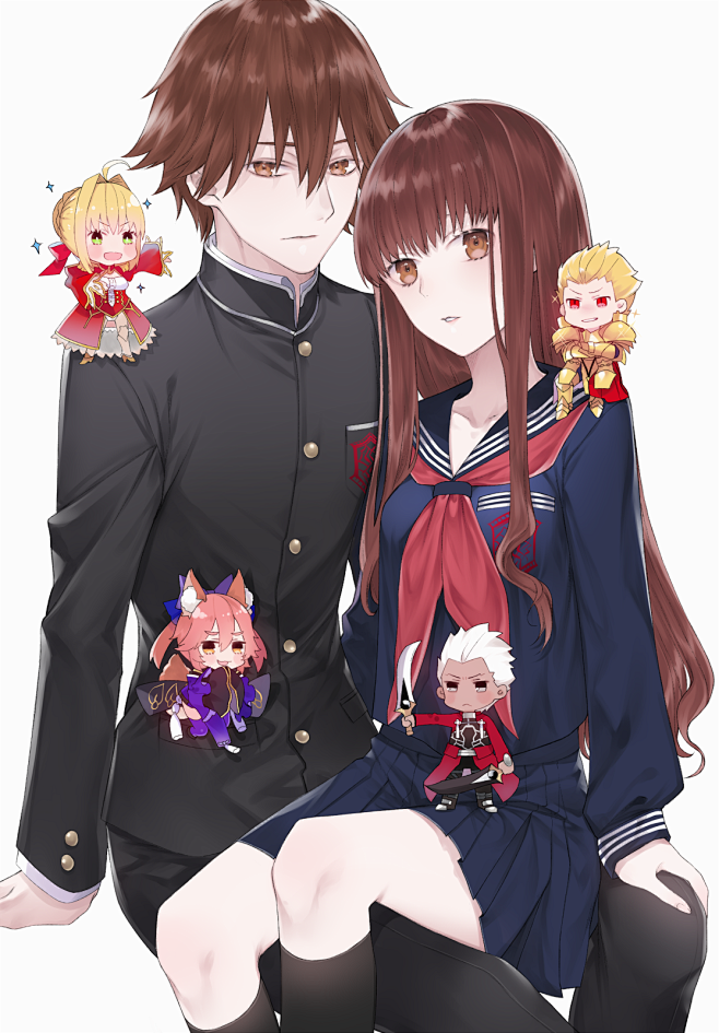 fategrandorder岸波白野p站一ノ瀬霊