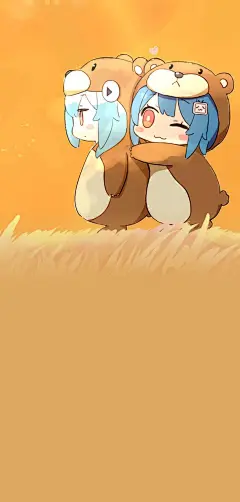 可爱动漫手机壁纸 - 全面屏18:9手机壁纸