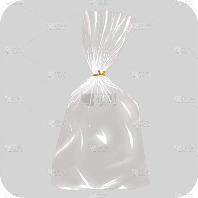 手绘-塑料袋元素家居生活贴纸10