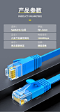 【山泽SZ-605BE】山泽（SAMZHE）六类网线 扁线 CAT6类千兆扁平家用电脑路由器非屏蔽网络跳线 成品网线 蓝色5米SZ-605BE【行情 报价 价格 评测】-京东