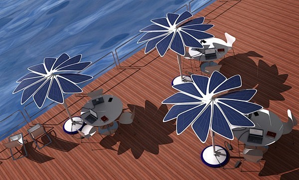 [SOLARIS太阳能遮阳伞] #创意#...