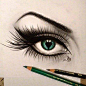 I want to learn how to do this because eyes are my favorite to draw