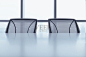 Office chairs at table in meeting room