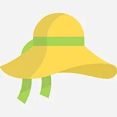帕梅拉图标 https://88ICON.com 夏天 帽子 时尚 帕梅拉
