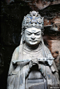 一九八一年，重庆大足石刻高清旧照。 ​​​​