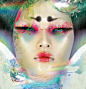 陈漫超现实未来感作品：Glamorous Futurist 时尚摄影 #采集大赛#