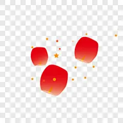 手绘渐变色孔明灯矢量图素材图标装饰图案PNG图片 来自PNG搜索网 pngss.com 免费免扣png素材下载！