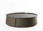 Round glass coffee table for living room CORUM | Coffee table for living room - ROCHE BOBOIS: