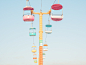 santacruz AMUSEMENT Park California usa beach Sun colors Pastels peoples